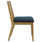 Nimba  Rattan Fabric Dining Chairs Set of 2