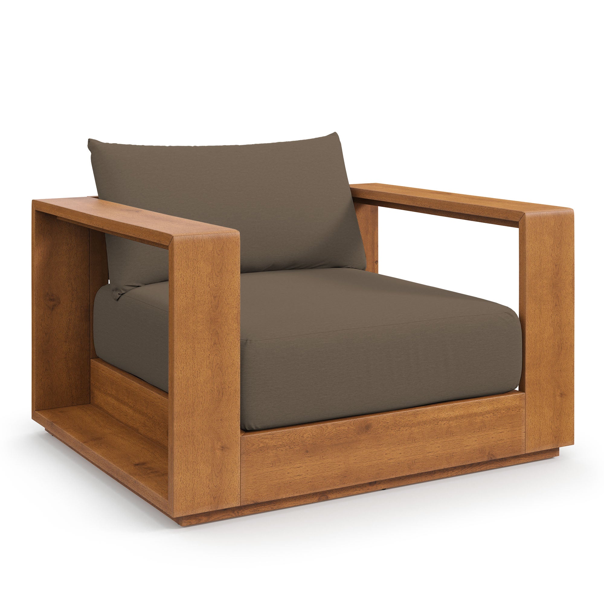 modern Outdoor Patio Acacia Wood Chair