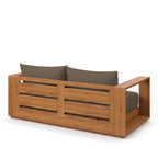 modern Acacia Wood Outdoor Patio Acacia Wood Loveseat