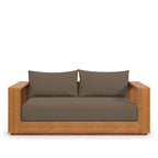 modern Acacia Wood Outdoor Patio Acacia Wood Loveseat