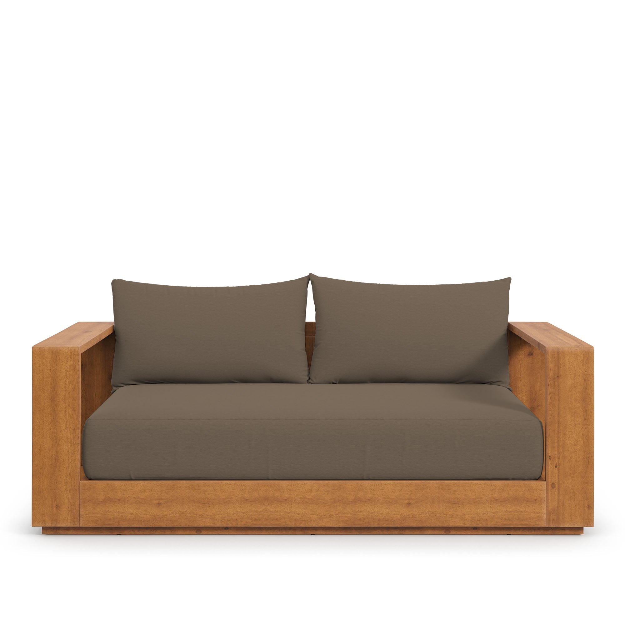 modern Acacia Wood Outdoor Patio Acacia Wood Loveseat