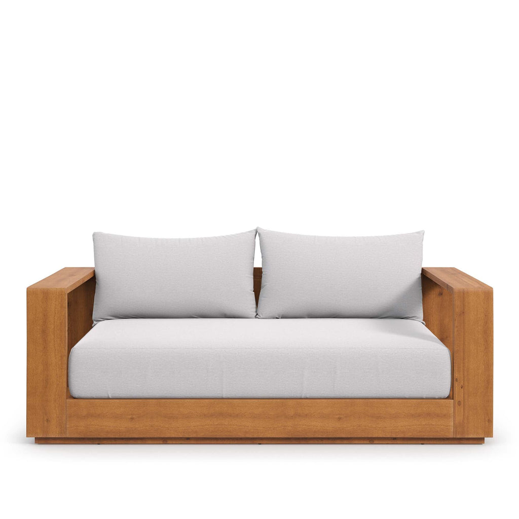 modern Acacia Wood Outdoor Patio Acacia Wood Loveseat