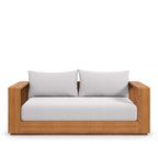 modern Acacia Wood Outdoor Patio Acacia Wood Loveseat