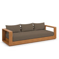 modern Outdoor Patio Acacia Wood Sofa