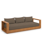 modern Outdoor Patio Acacia Wood Sofa