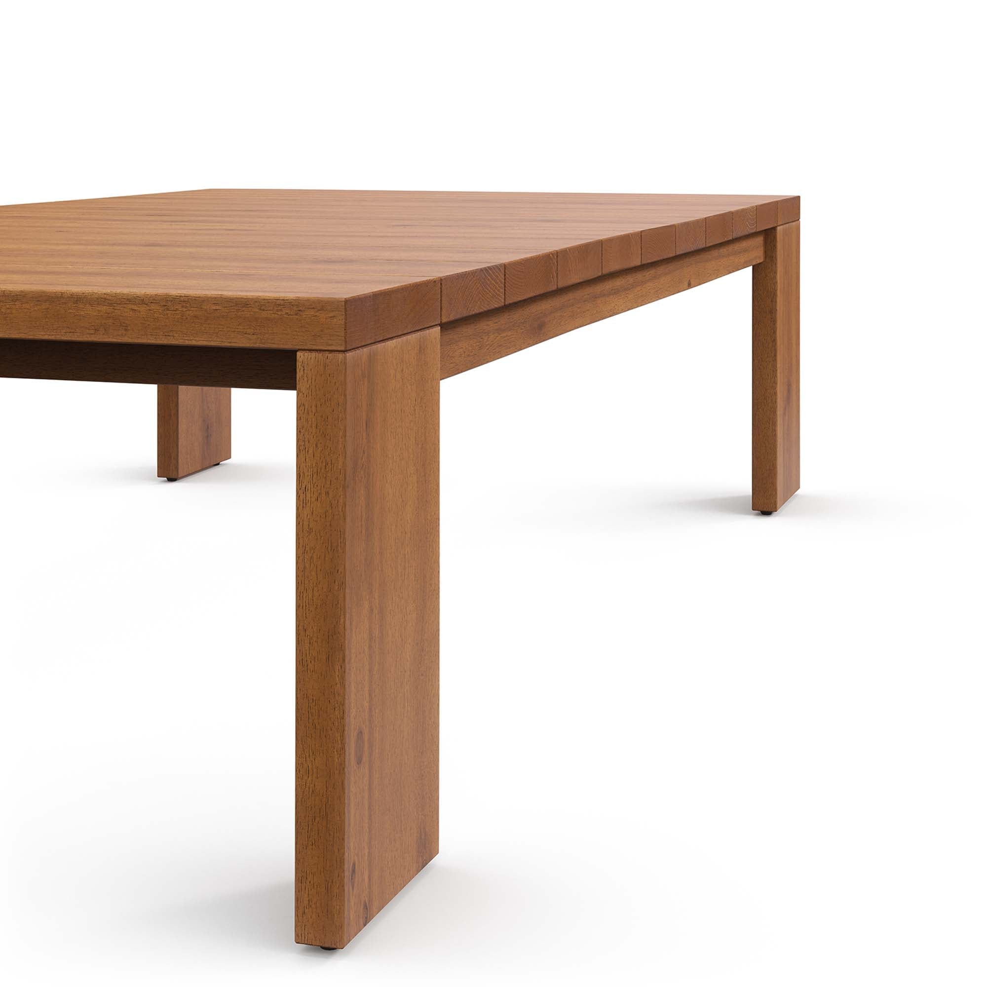 modern Outdoor Patio Acacia Wood Coffee Table