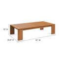 modern Outdoor Patio Acacia Wood Coffee Table