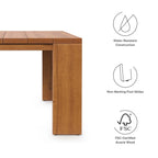 modern Outdoor Patio Acacia Wood Side Table