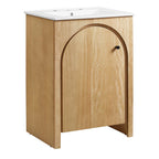 Appia Bathroom Vanity Basin Included - EEI-6788-OAK-WHI