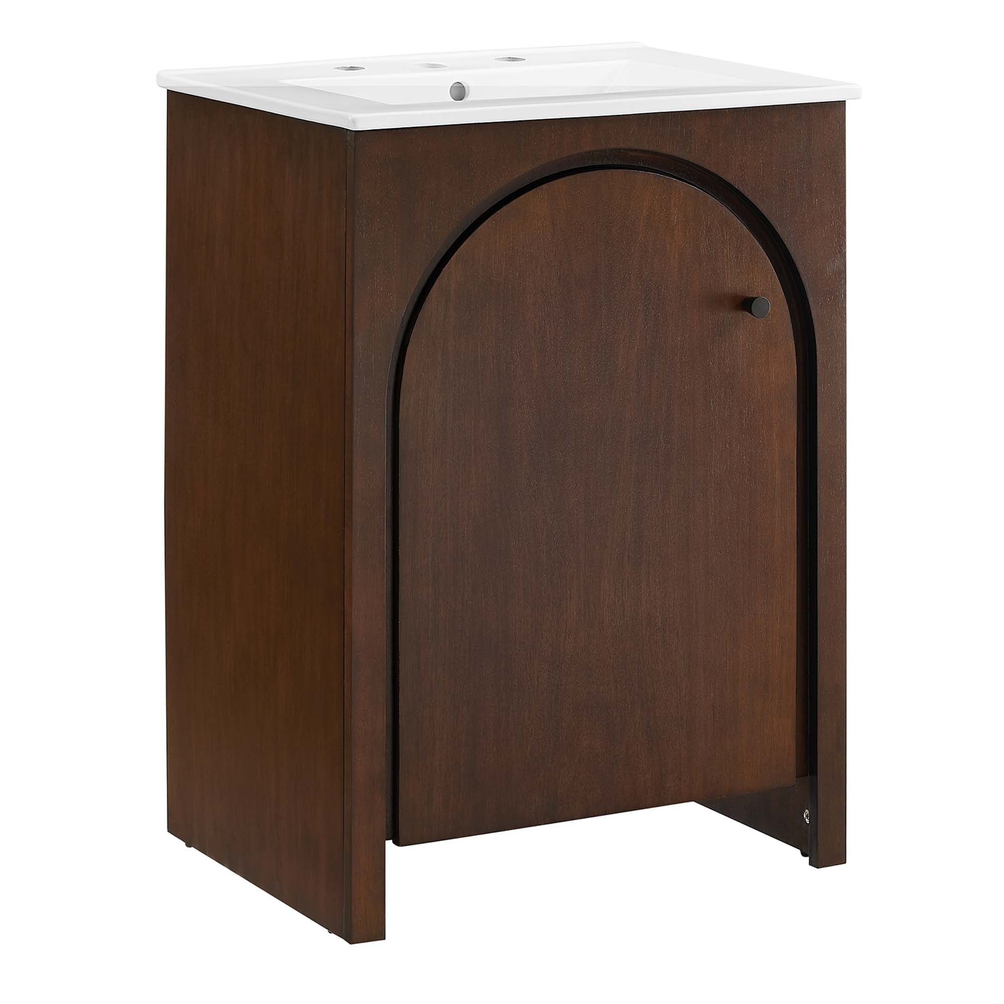 Appia Bathroom Vanity Basin Included - EEI-6788-WAL-WHI