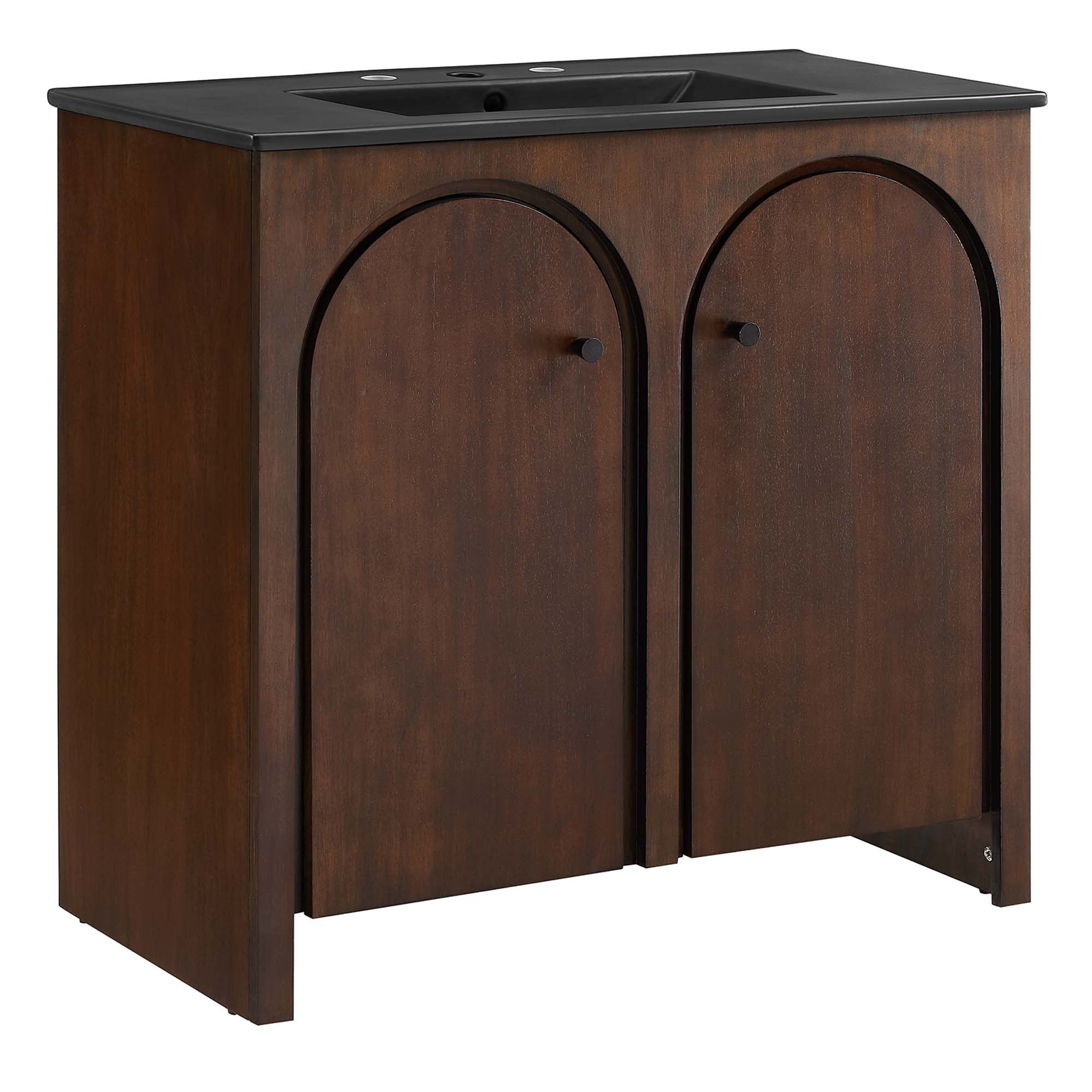 Appia Bathroom Vanity Basin Included - EEI-6791-WAL-BLK