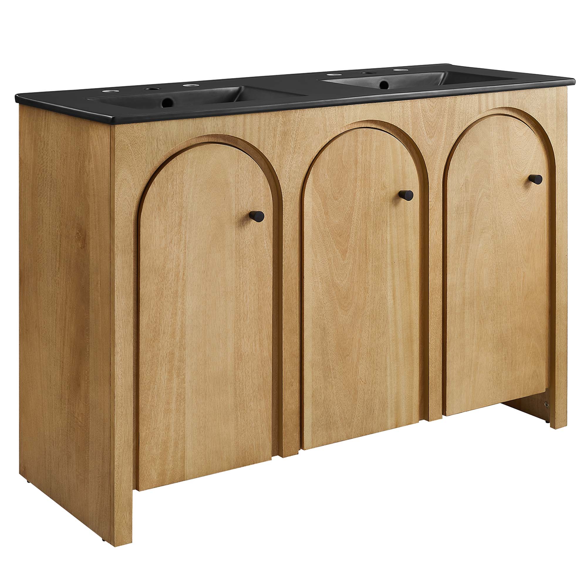 Appia Bathroom Vanity Basin Included - EEI-6793-OAK-BLK