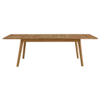 Vienna Outdoor Patio Teak Wood Extendable Dining Table