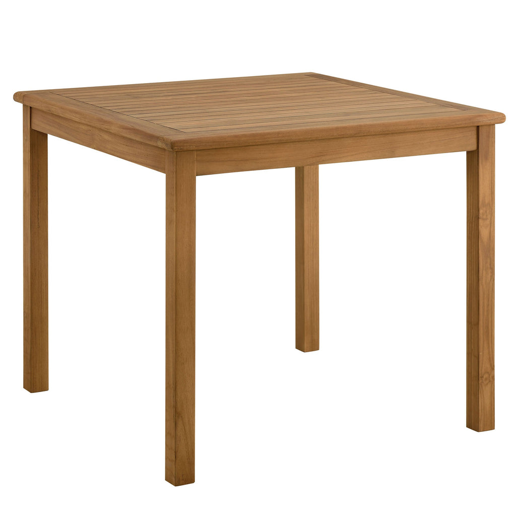 Vienna 34" Square Outdoor Patio Teak Wood Dining Table