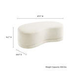 Nimbus 48" Upholstered Ottoman Bench