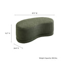 Nimbus 48" Upholstered Ottoman Bench