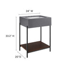Etch 24" Bathroom Vanity with Sink