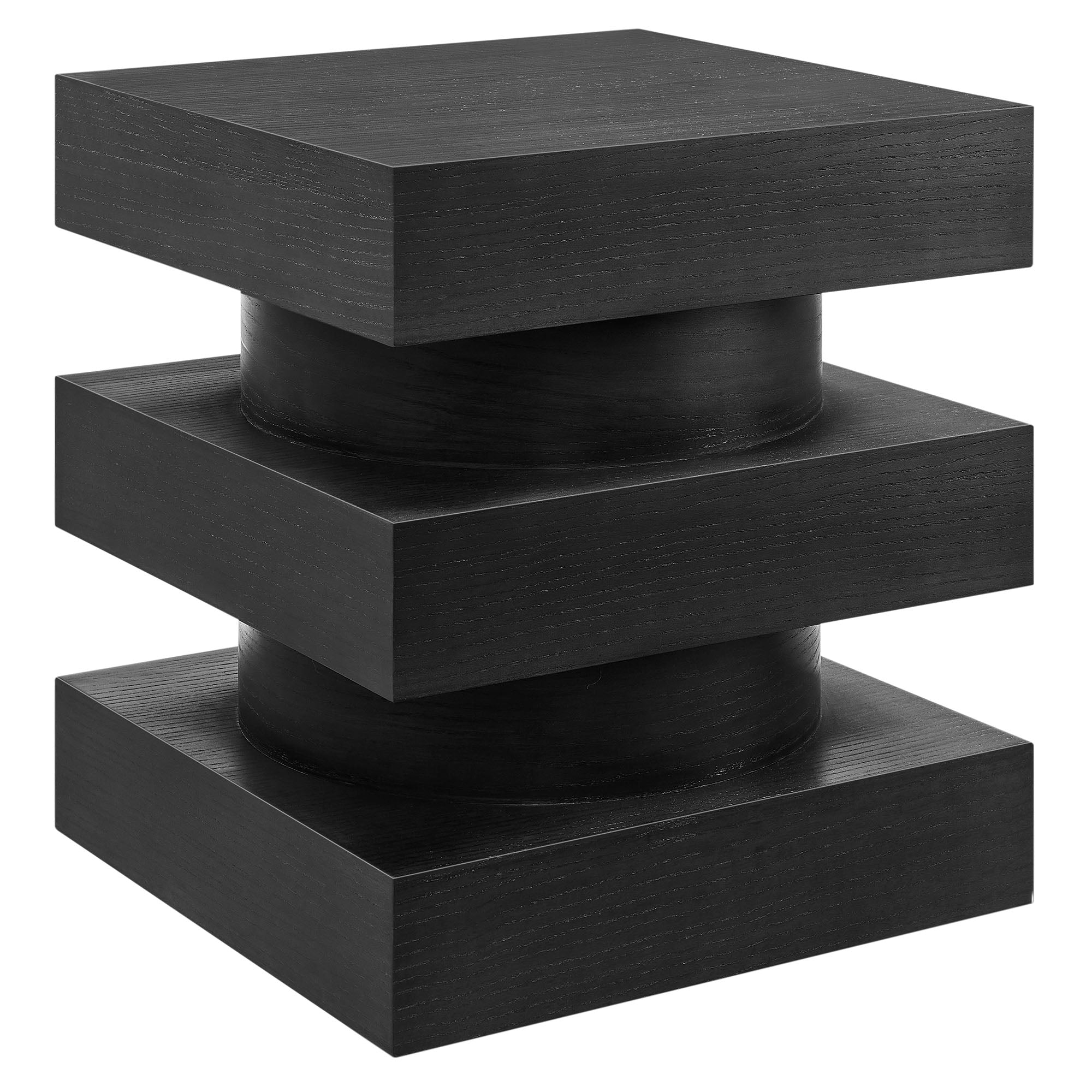 Perpetuate Totem End Table - EEI-6864-BLK
