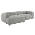 Liana  Left-Facing Upholstered Fabric Modular Sofa with Chaise - EEI-6868-PEW