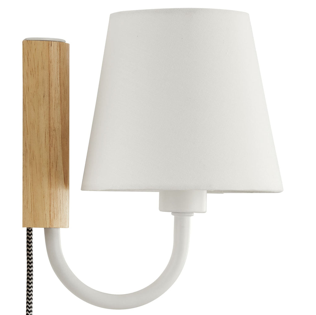 Sunlit Swivel Wall Sconce - EEI-6880-NAT-WHI