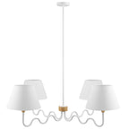 Sunlit Squiggle 4-Arm Pendant Light
