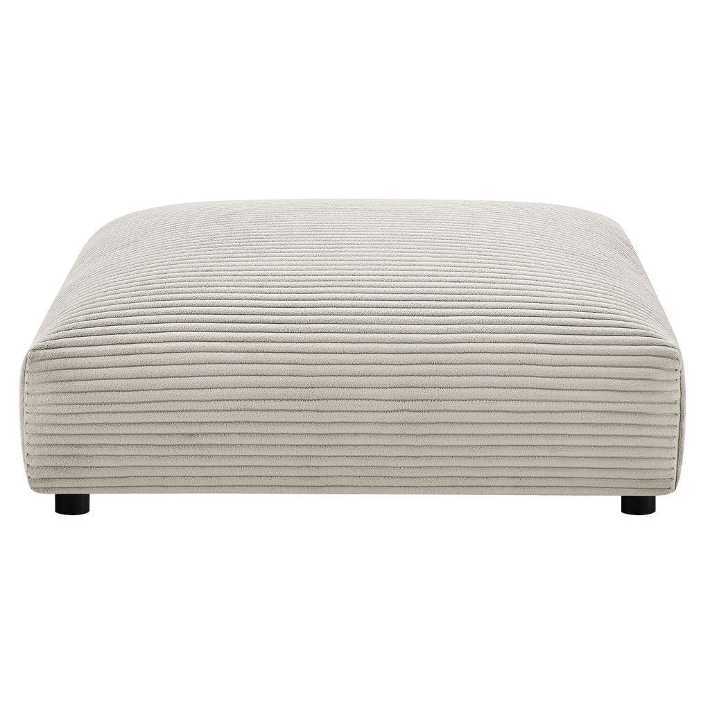 Solace  Modular Corduroy Upholstered Ottoman
