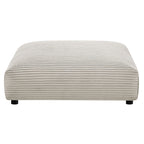 Solace  Modular Corduroy Upholstered Ottoman
