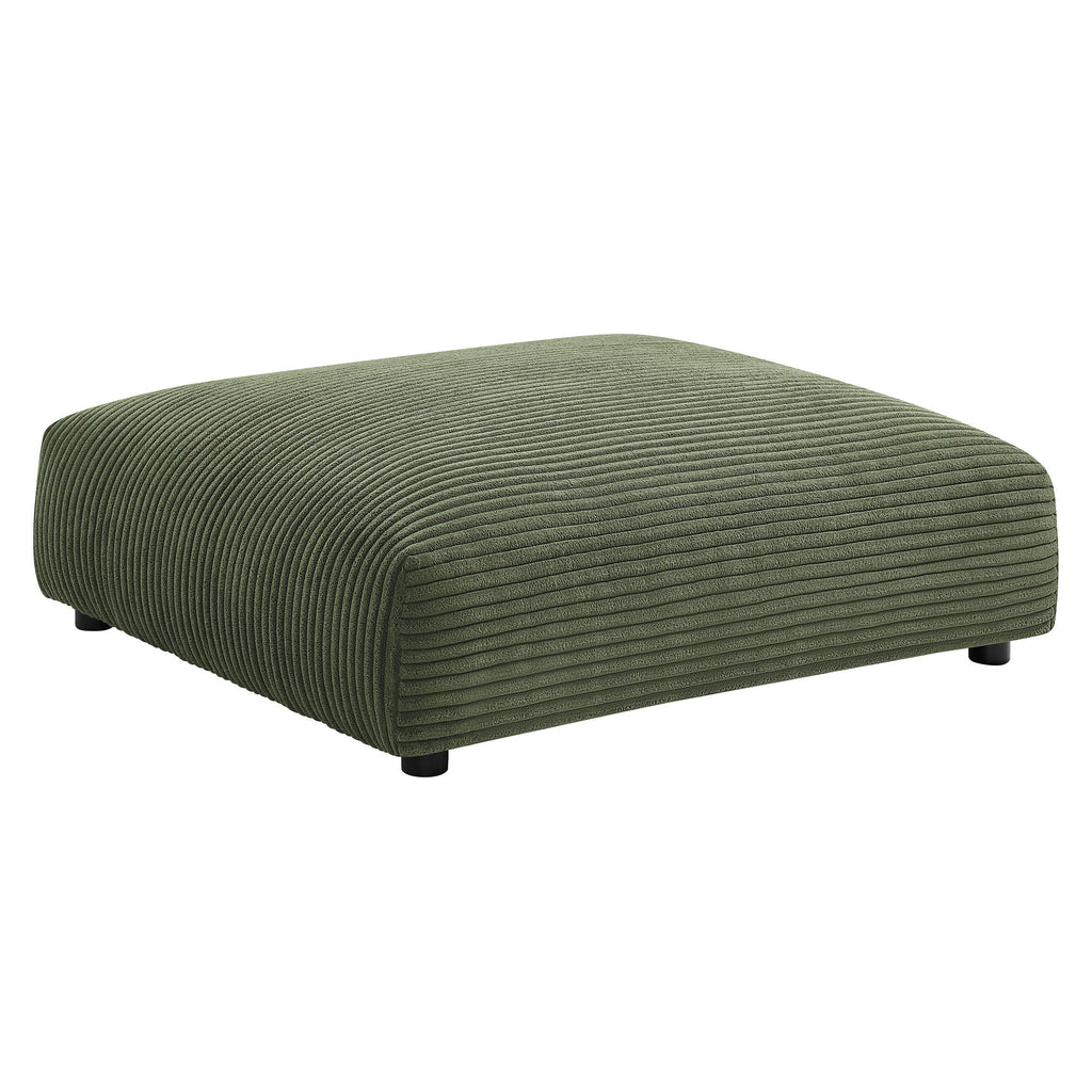 Solace  Modular Corduroy Upholstered Ottoman