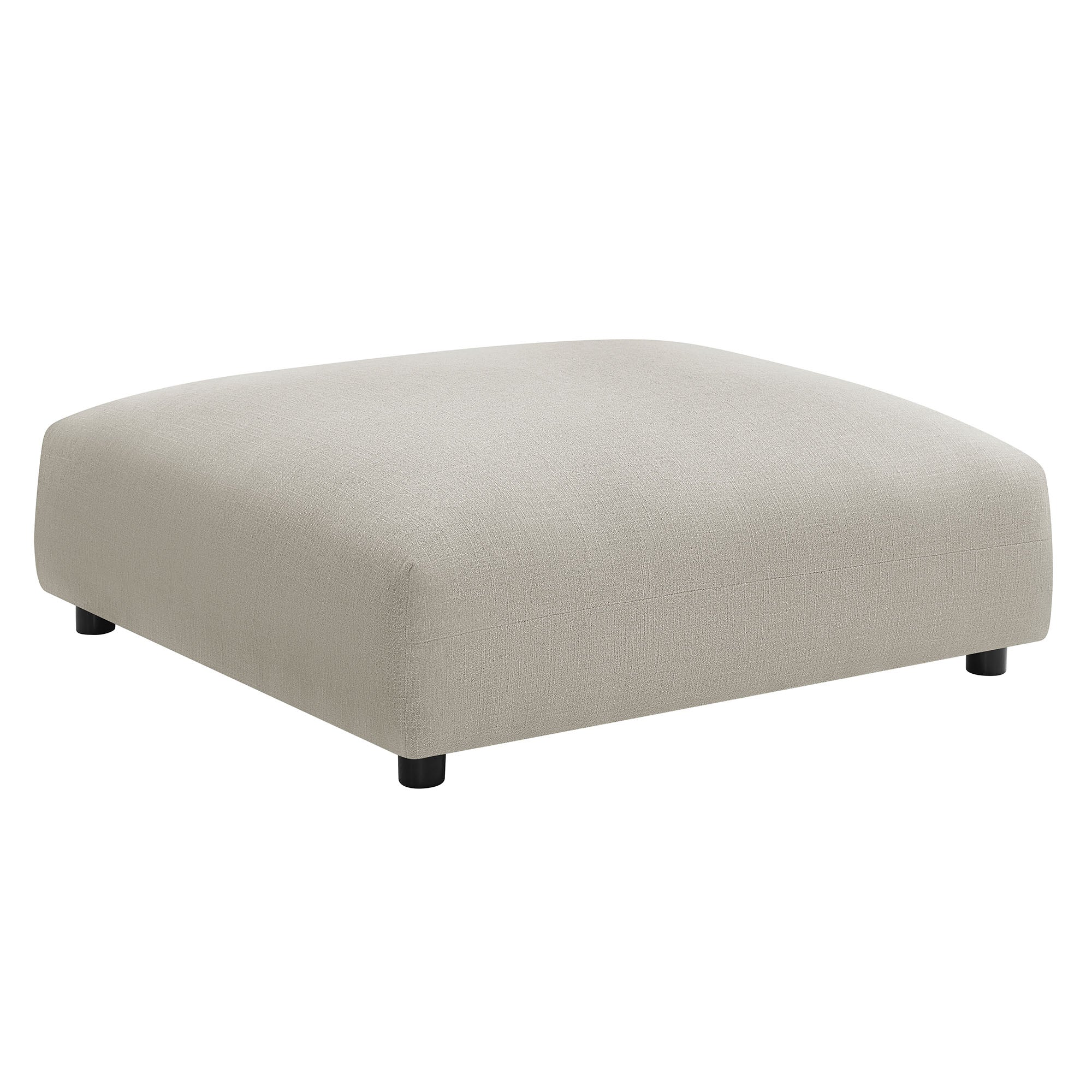 Solace  Modular Upholstered Fabric Ottoman