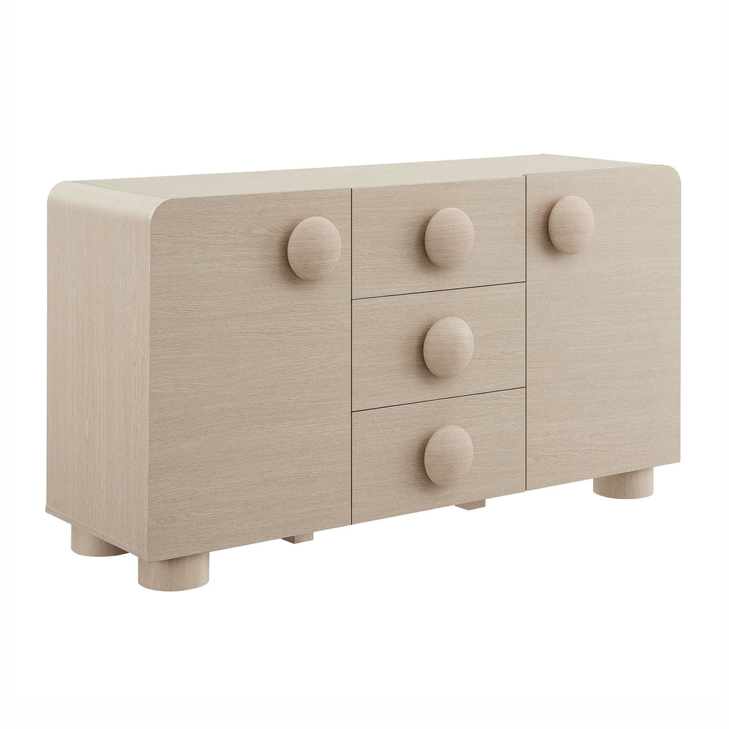 Sonnet  57"  Sideboard Storage Cabinet - EEI-6892-ASH