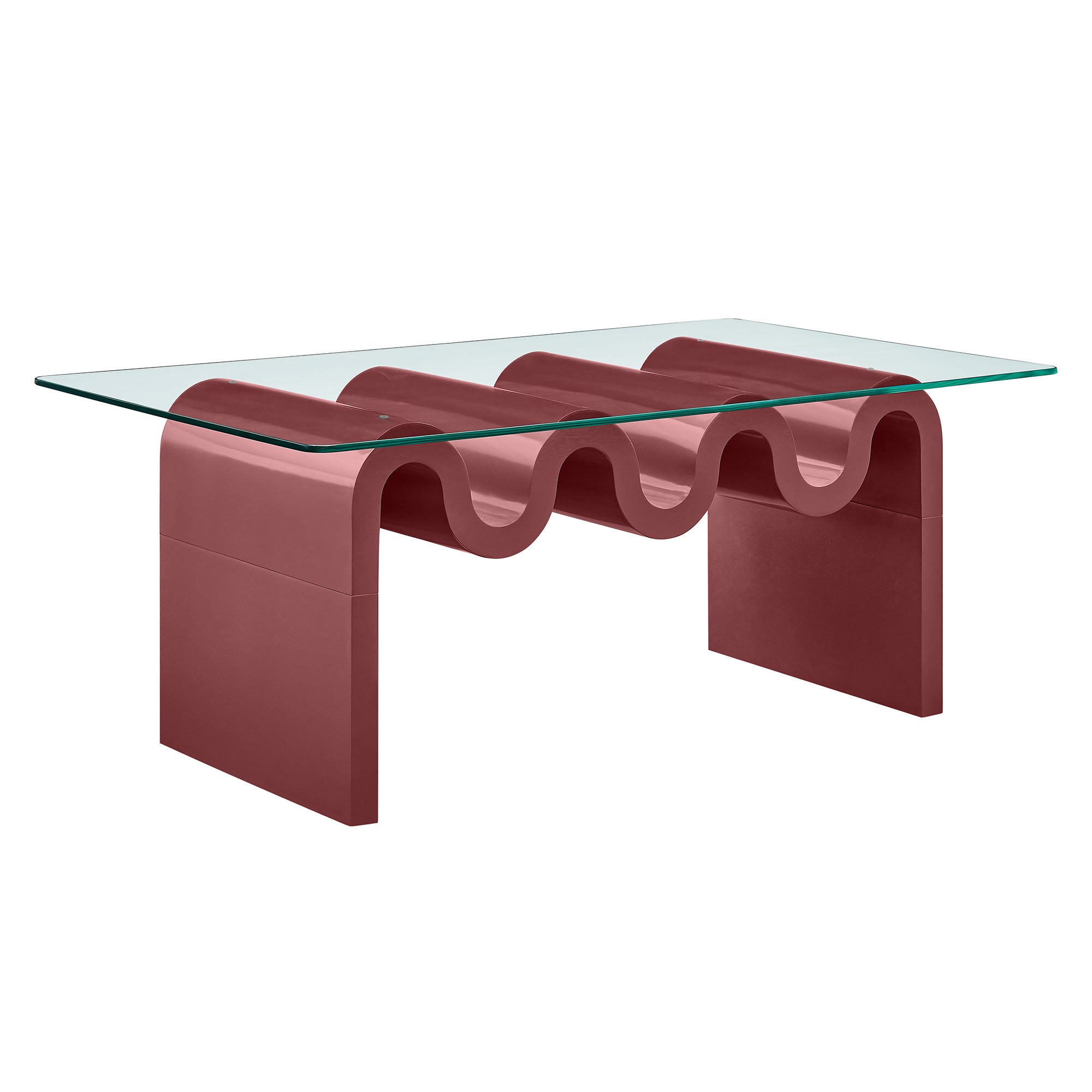 Ondine Glass Top Coffee Table - EEI-6900-SPA