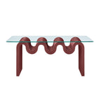 Ondine Glass Top Coffee Table