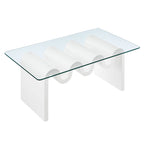 Ondine Glass Top 50" Console Table