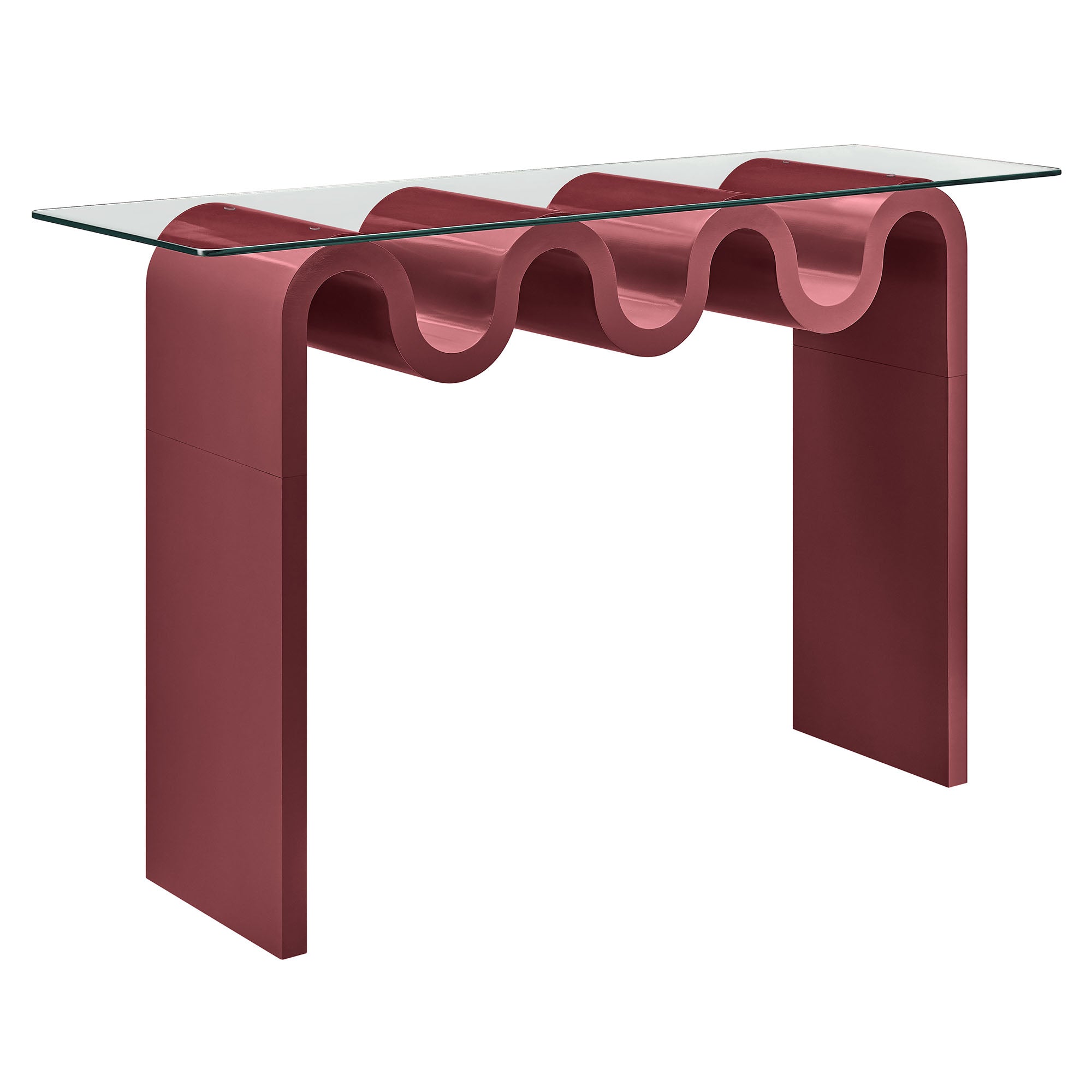 Ondine Glass Top 50" Console Table - EEI-6901-SPA