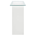 Ondine Glass Top 50" Console Table