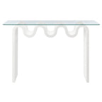 Ondine Glass Top 50" Console Table