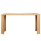 Aspect Oval Wood Entryway Console Table