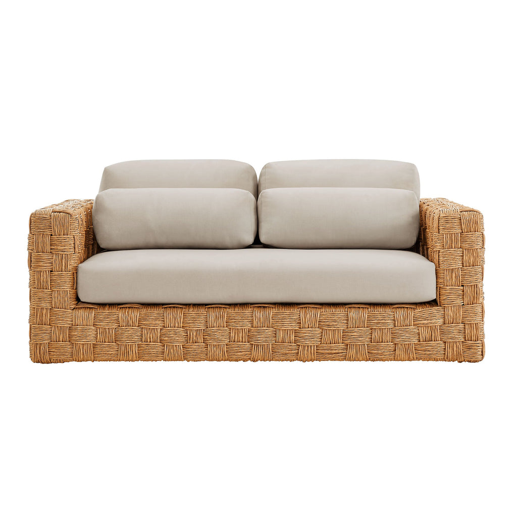 Thames  Outdoor Patio Wicker Rattan Loveseat