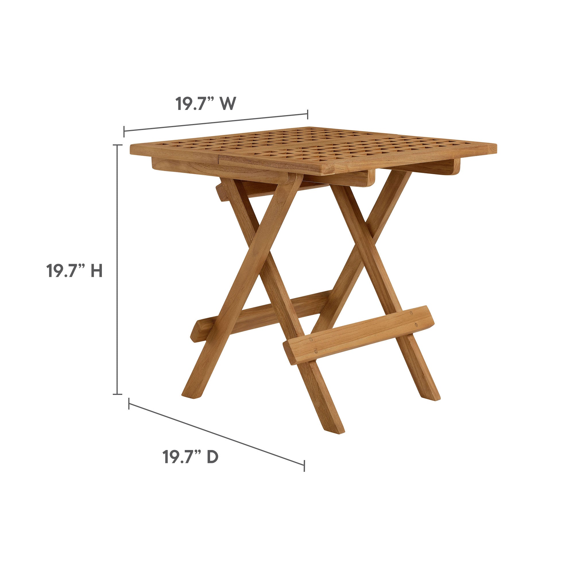 Vienna 7-Piece Outdoor Patio Teak and Rope Dining Set with Curved-Back Armchairs