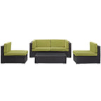 Camfora 5 Piece Outdoor Patio Sectional Set