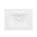 Render Wall-Mount Bathroom Vanity with Black Basin Included