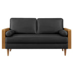 Kellan Vegan Leather Loveseat