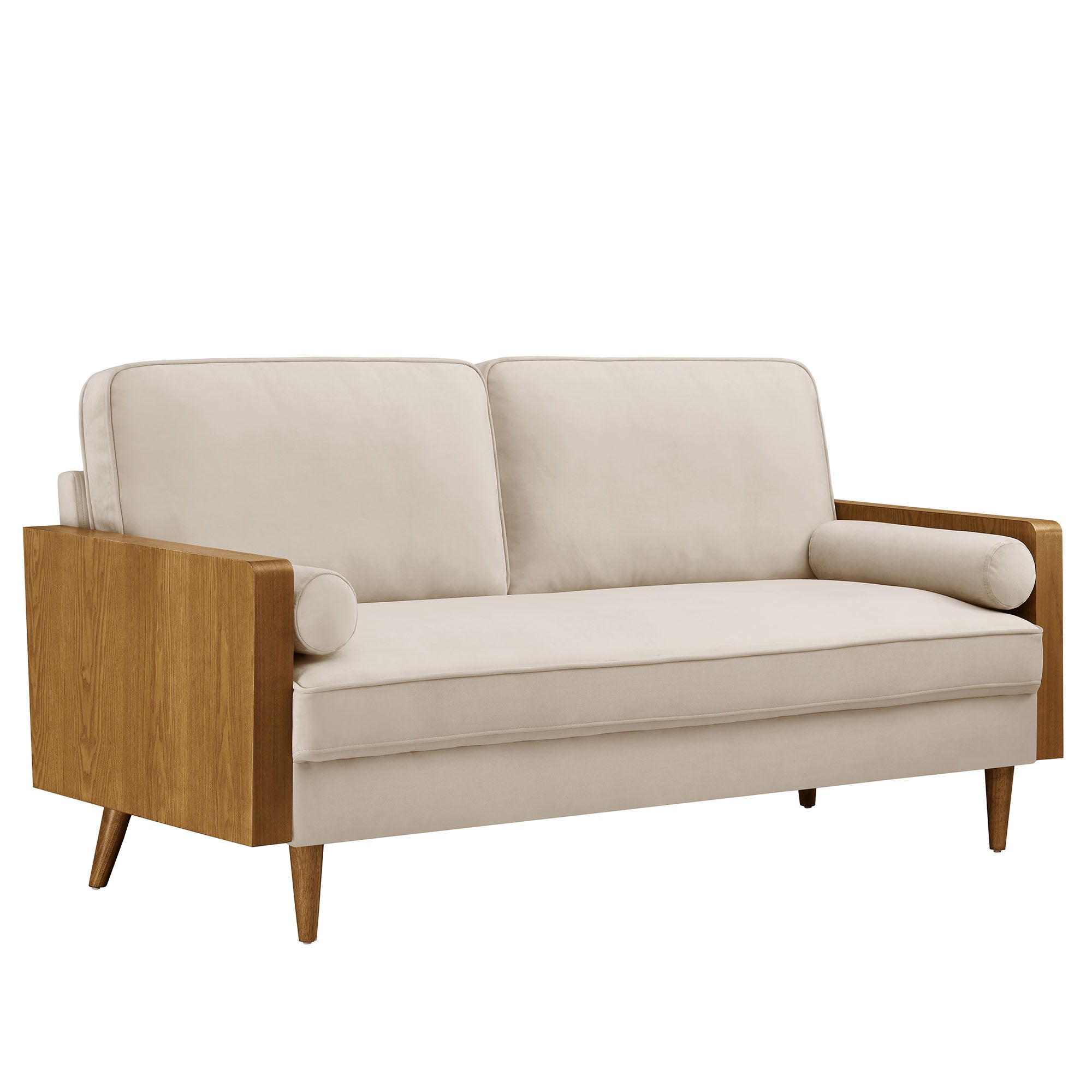 Kellan Performance Velvet Sofa - EEI-6944-WAL-ALM