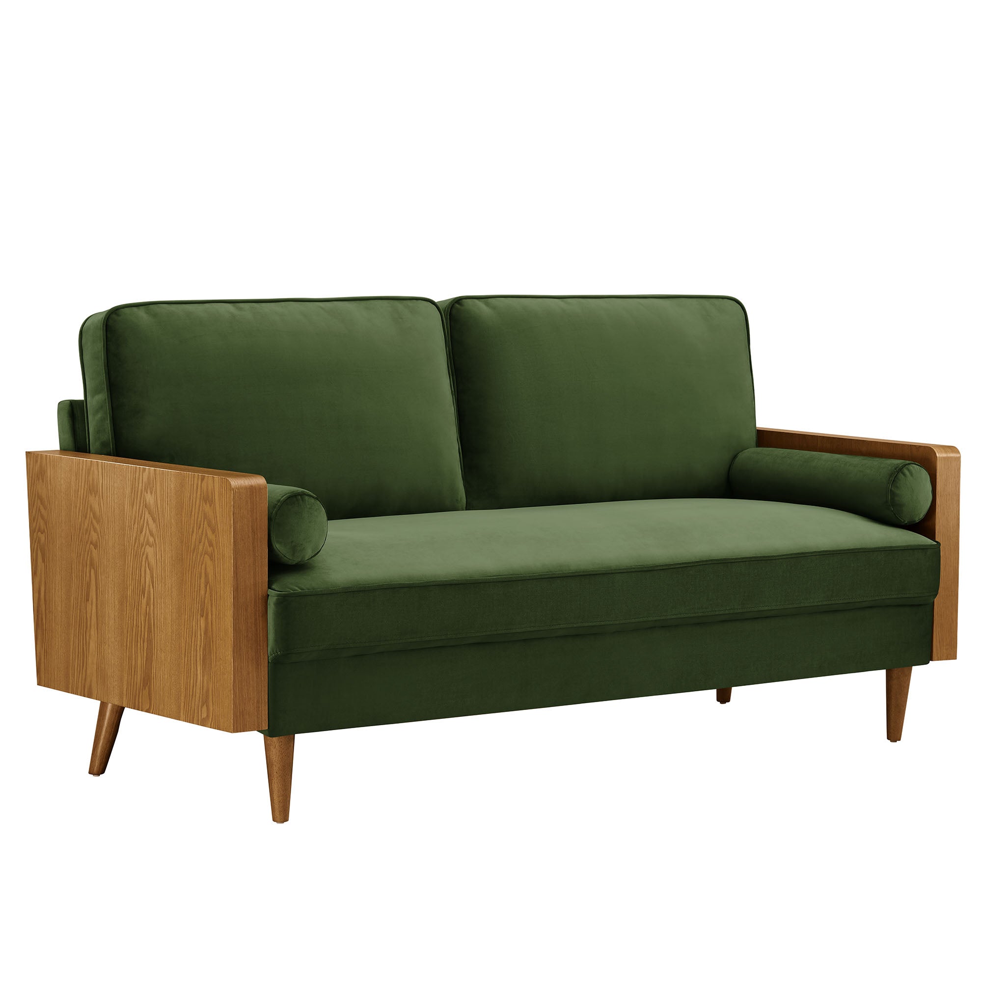 Kellan Performance Velvet Sofa - EEI-6944-WAL-MOG