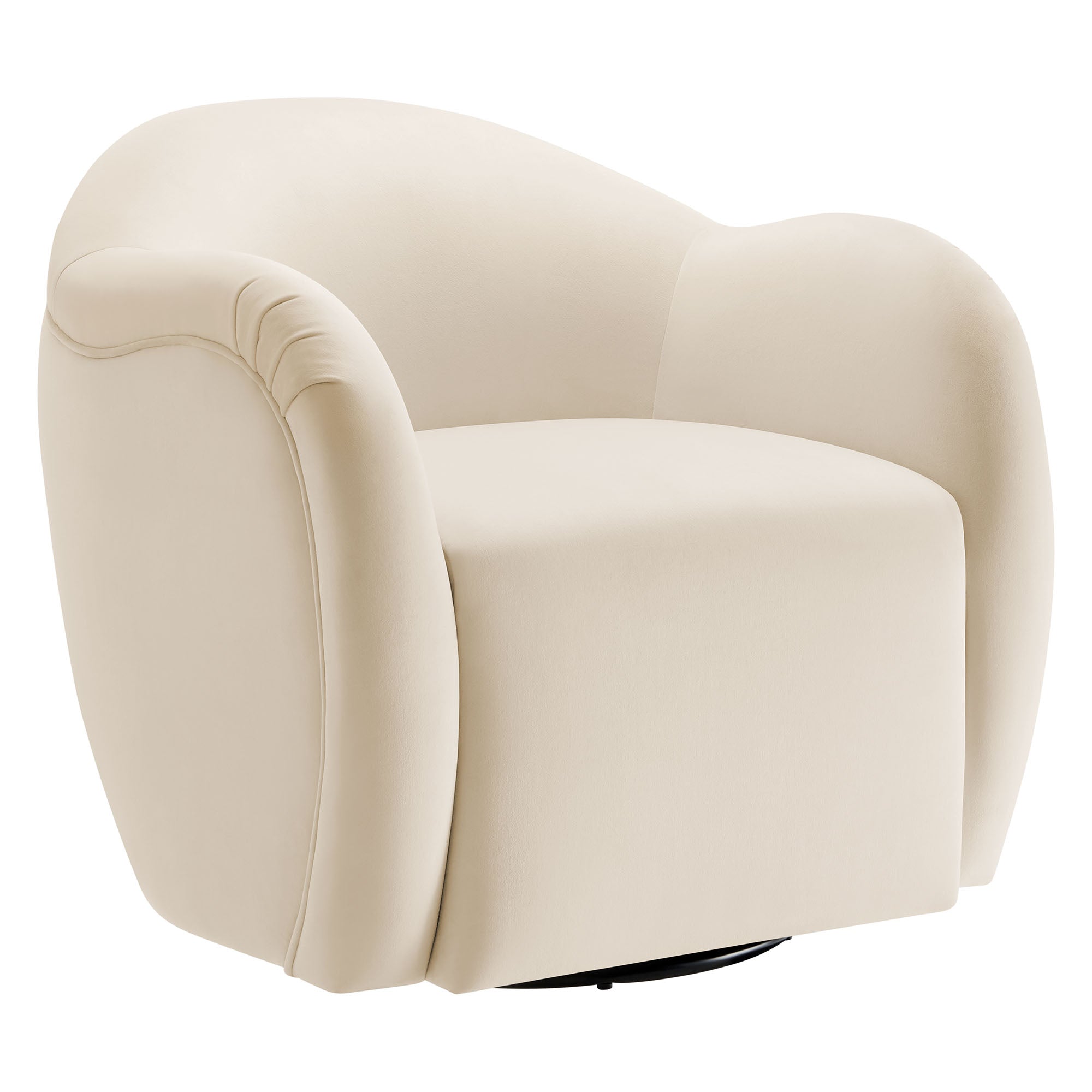 Compose Performance Velvet Swivel Armchair - EEI-6959-ALA