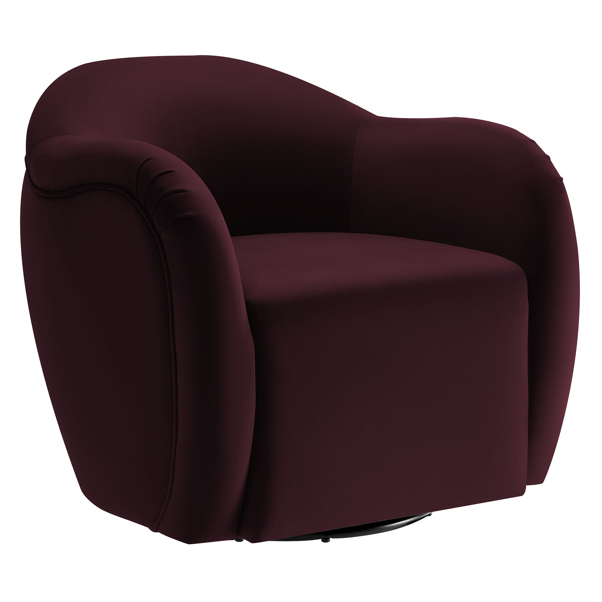 Compose Performance Velvet Swivel Armchair - EEI-6959-MUL
