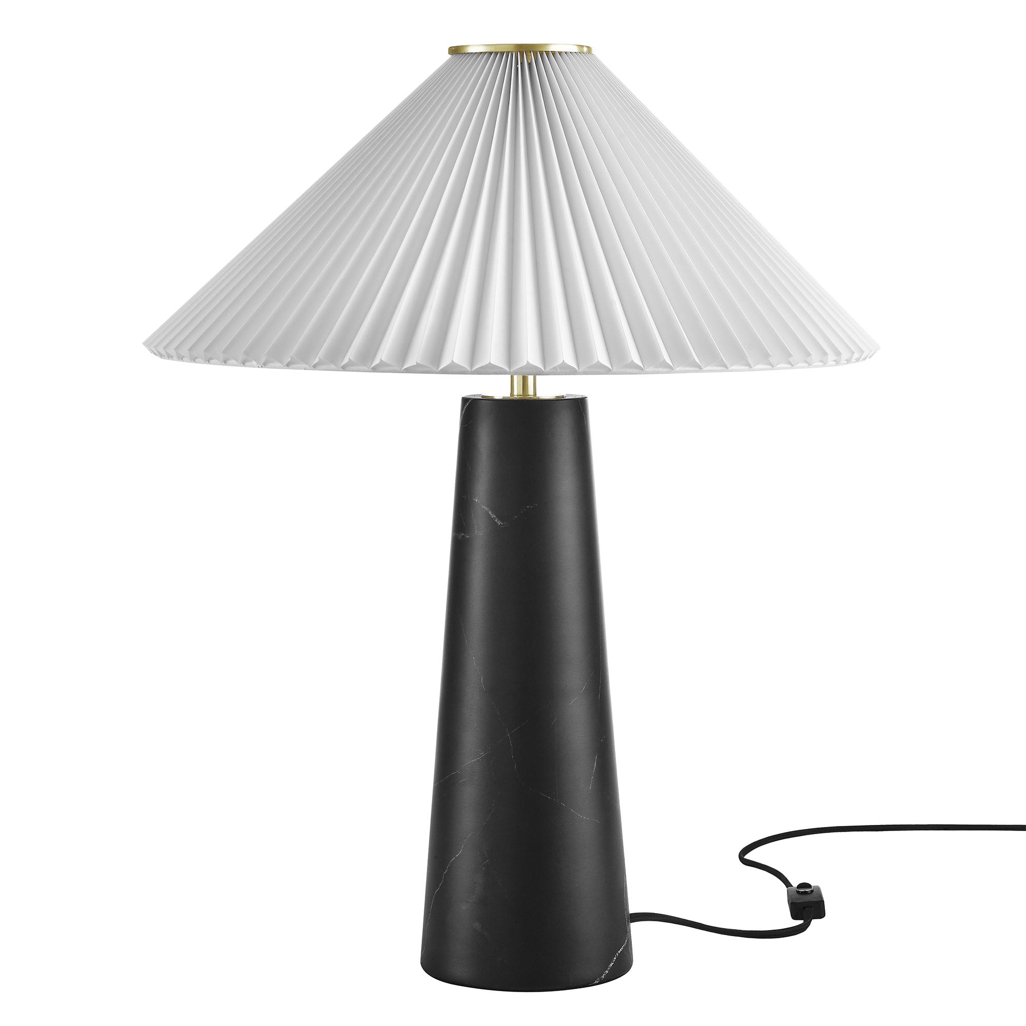 Nera Marble Table Lamp - EEI-6963-BLK