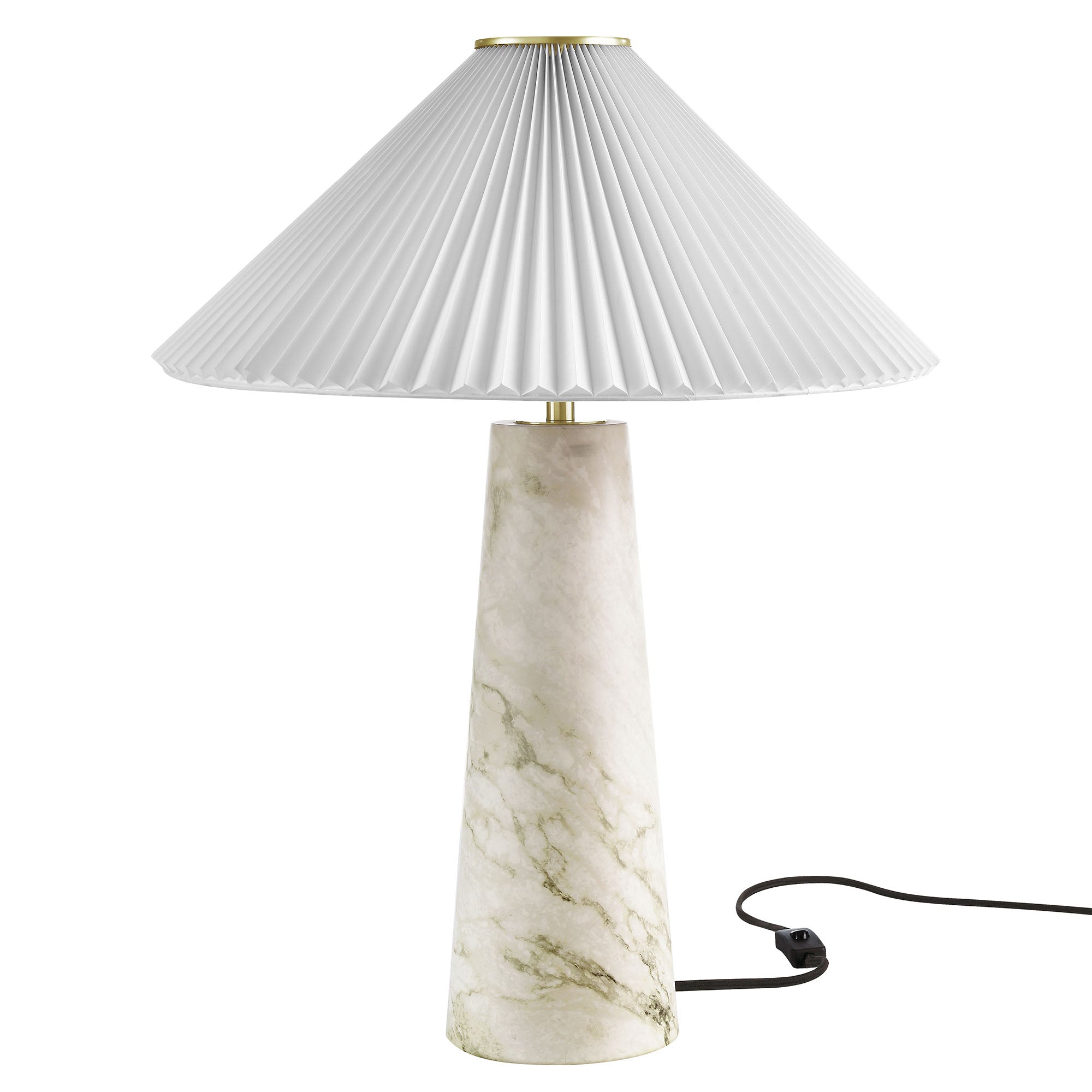 Nera Marble Table Lamp - EEI-6963-WHI