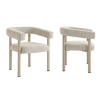 Nautica Outdoor Patio Aluminum Dining Armchairs Set of 2