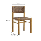 Parkland 7-Piece Rectangular Outdoor Patio Rattan and Aluminum Dining Table and Chairs Set